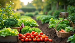 découvrez le potager de loire à la riche : des paniers bio fraîchement récoltés et un maraîchage naturel respectueux de l'environnement pour savourer des légumes sains et locaux.