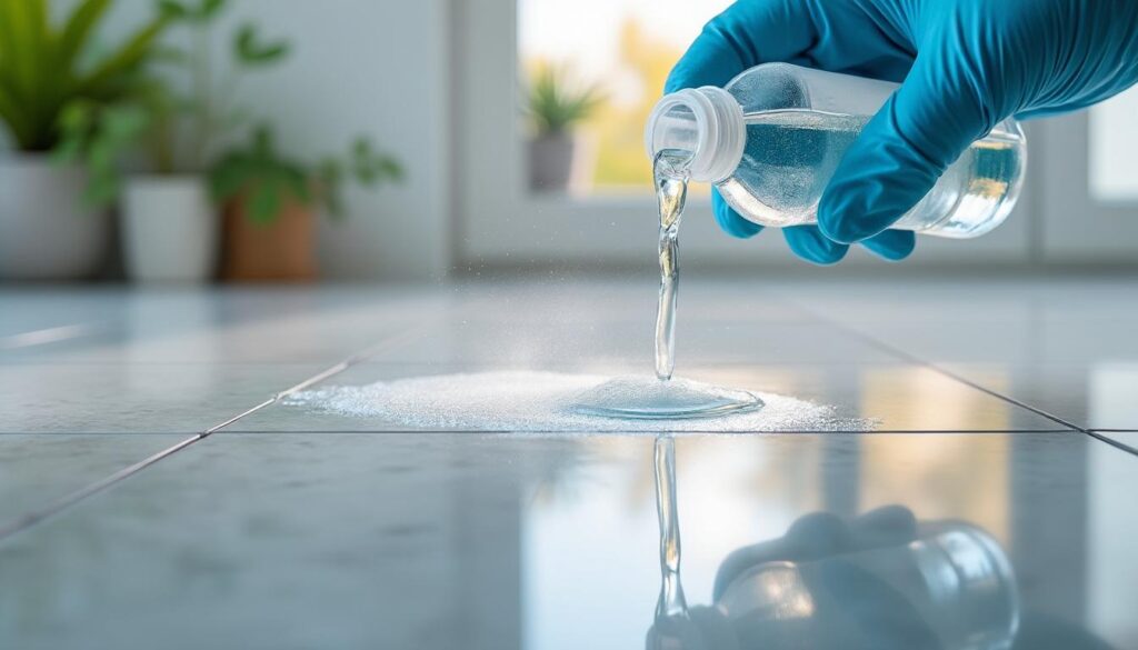 découvrez combien de temps laisser agir l'acide chlorhydrique sur le carrelage pour un nettoyage efficace sans l'endommager.