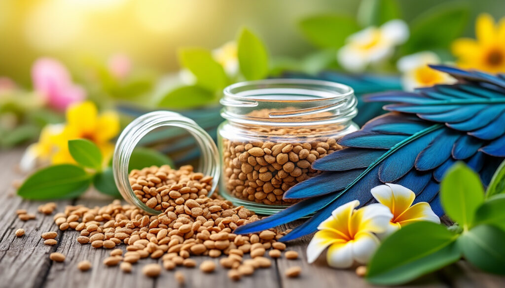 découvrez granuplume, le complément naturel essentiel pour un plumage sain et durable. boostez la santé de vos oiseaux avec une formule équilibrée et naturelle.