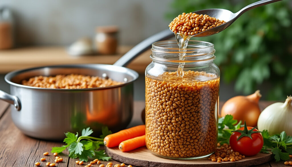 découvrez comment bien conserver l'eau de cuisson des lentilles et apprendre à l'utiliser pour profiter de ses bienfaits en cuisine et en santé.