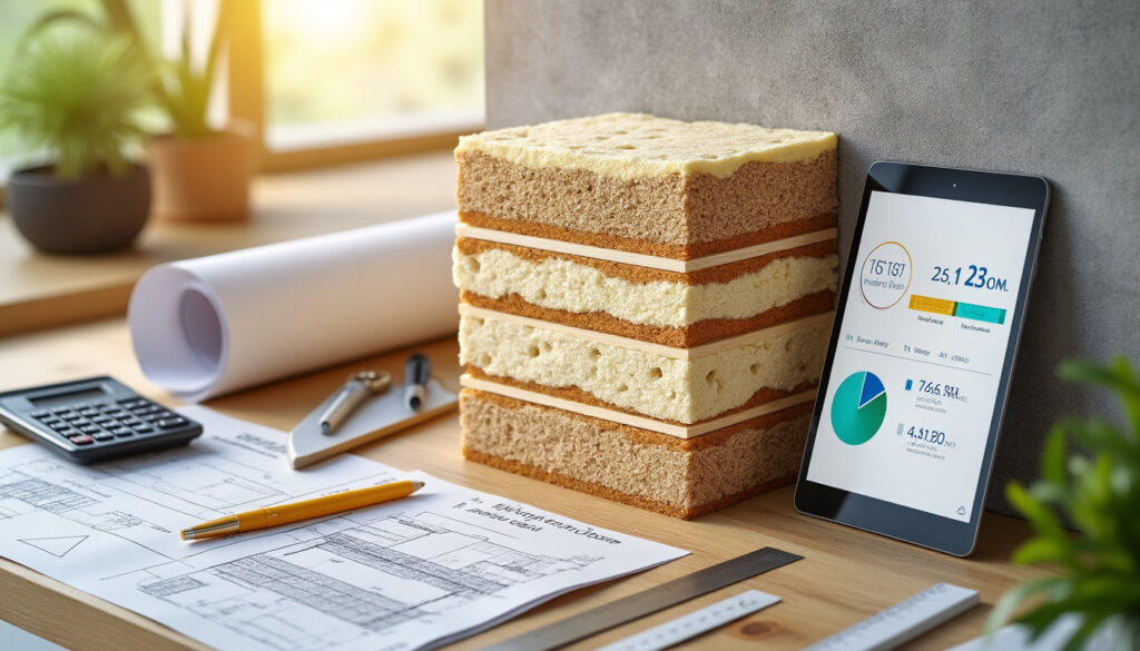 découvrez la méthode précise pour calculer l'isolation avec la fibre de bois homatherm et optimisez les performances thermiques de votre projet.