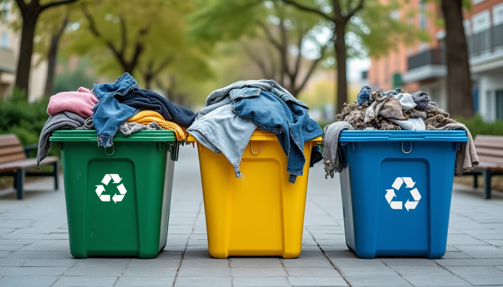 découvrez dans quelle poubelle jeter vos vêtements usagés et abîmés pour un tri efficace et respectueux de l'environnement.
