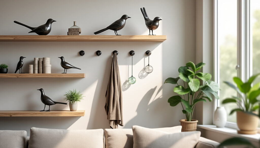 découvrez des idées originales avec des oiseaux pour décorer votre intérieur et créer une ambiance unique et élégante.