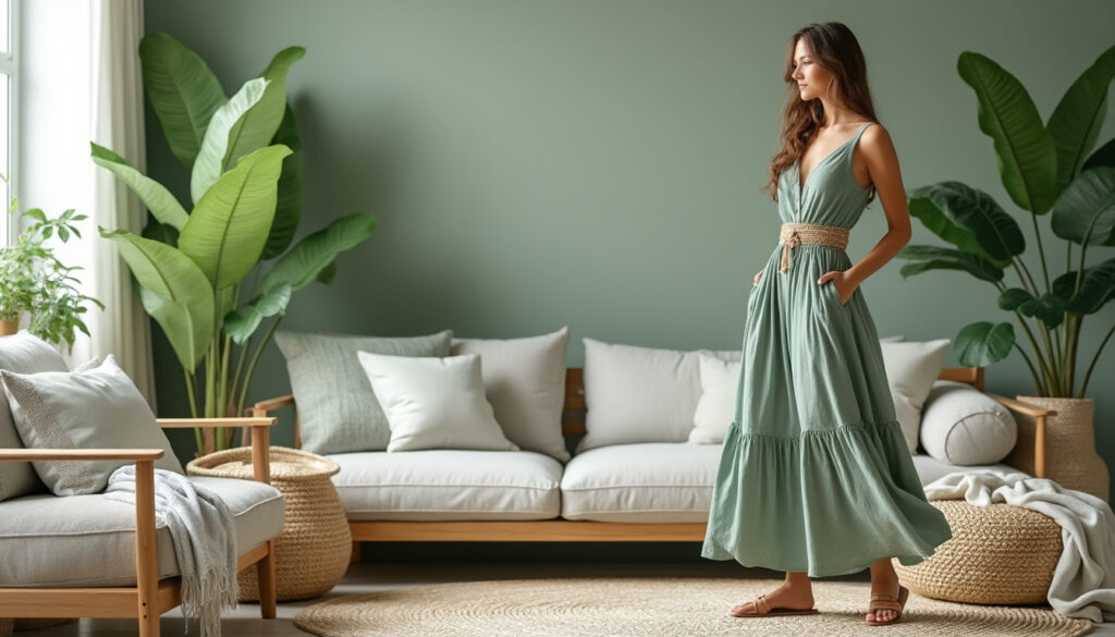 découvrez le vert sauge, une couleur douce et tendance parfaite pour une décoration intérieure apaisante et un style mode naturel et élégant.